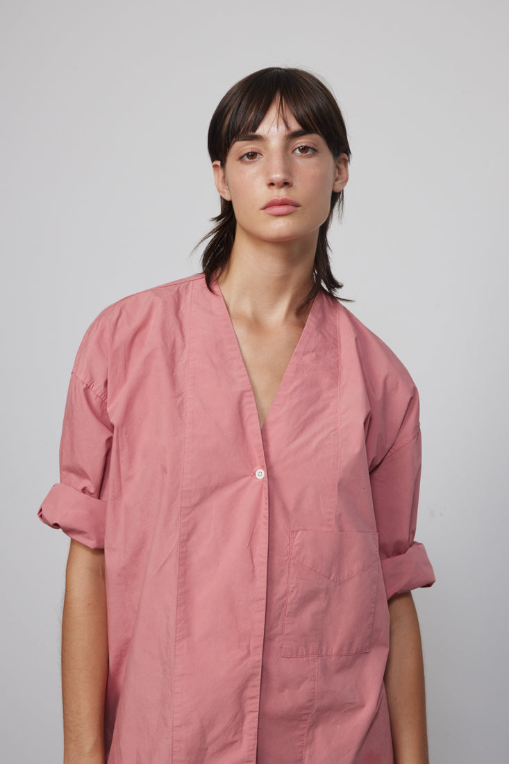 Elda Shirt Zinnia Botanical Overdye