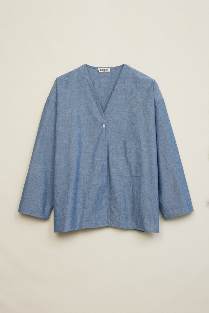 Elda Shirt Indigo Chambray