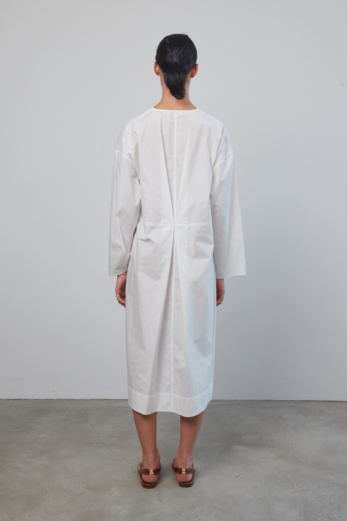 Elda Dress White Poplin
