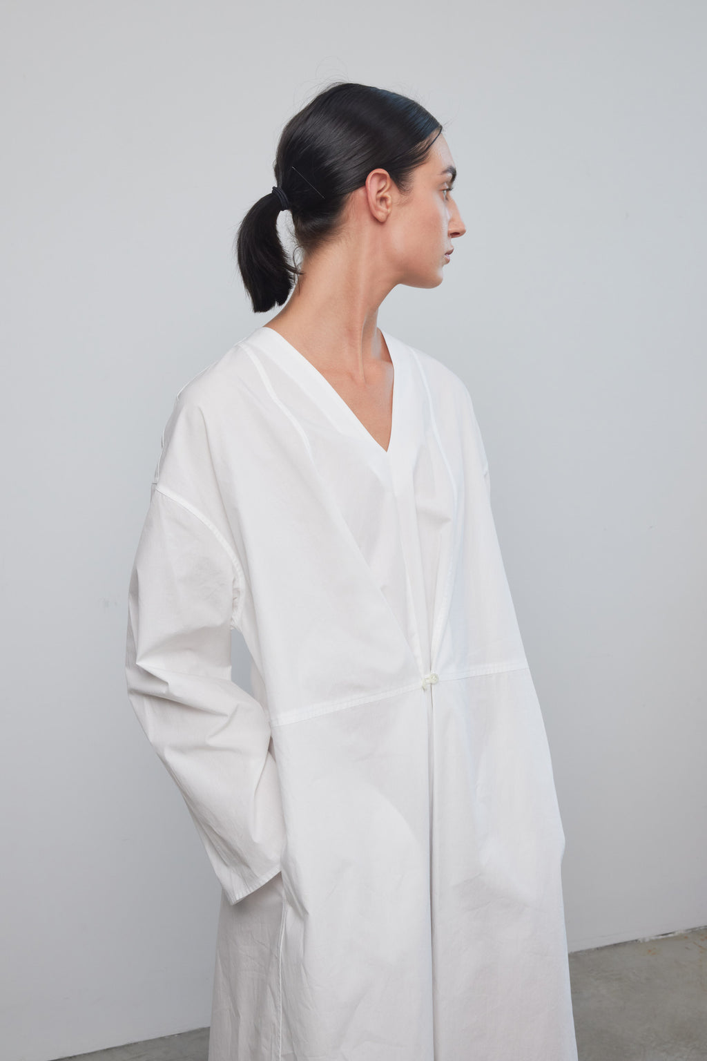 Elda Dress White Poplin