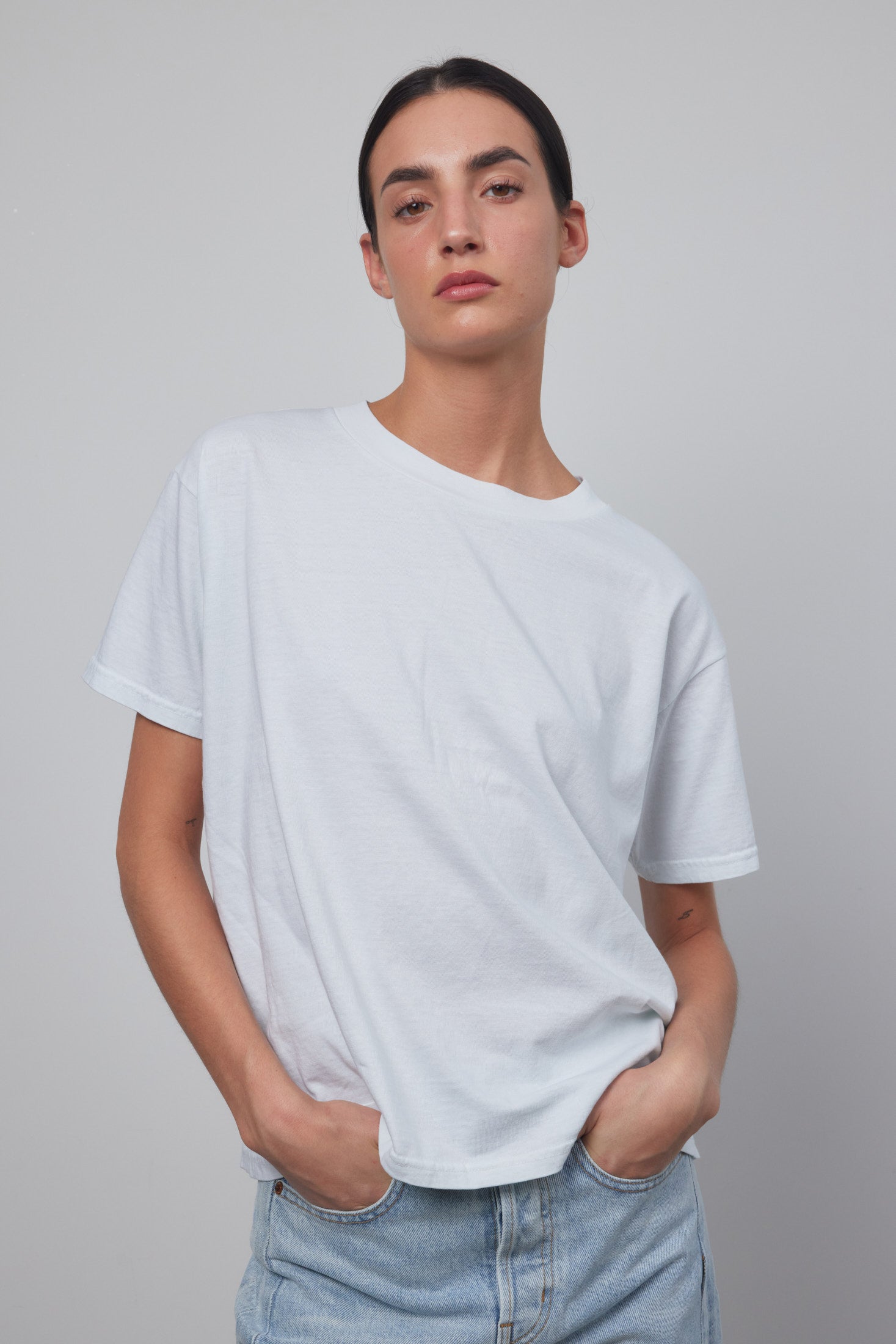 B Sides T-Shirt Blue Hue Overdye