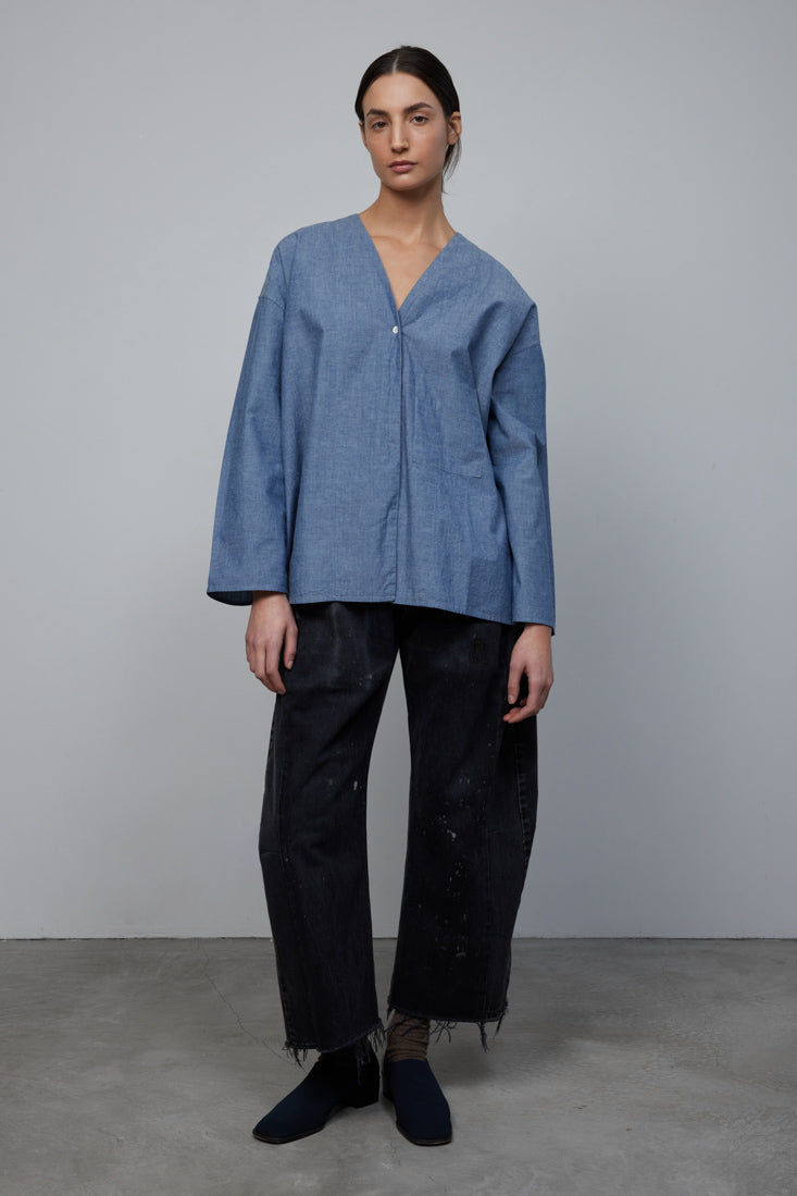 Elda Shirt Indigo Chambray