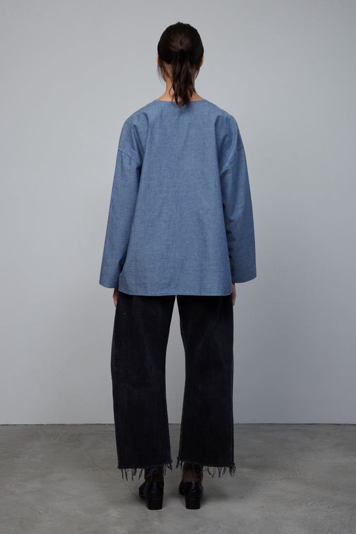 Elda Shirt Indigo Chambray