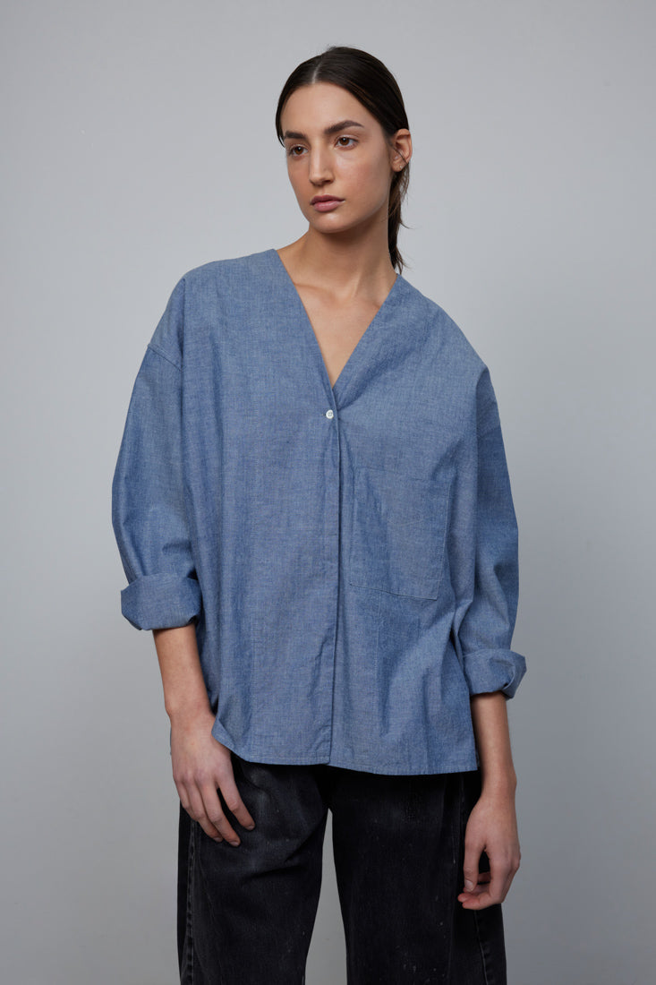 Elda Shirt Indigo Chambray