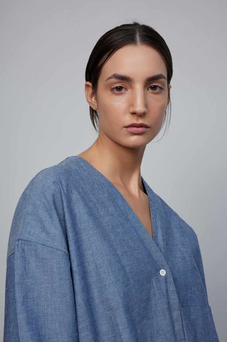 Elda Shirt Indigo Chambray